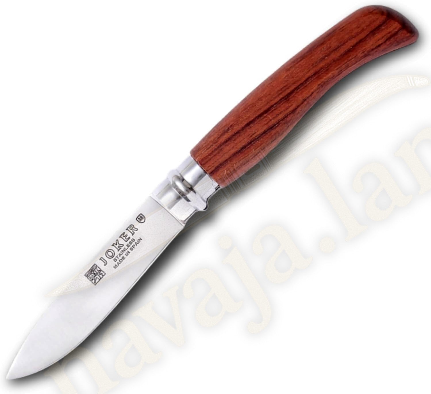 Bubinga Wood Handle Folding Knife – 8 cm (3.15 in) Blade with Viroblock Lock