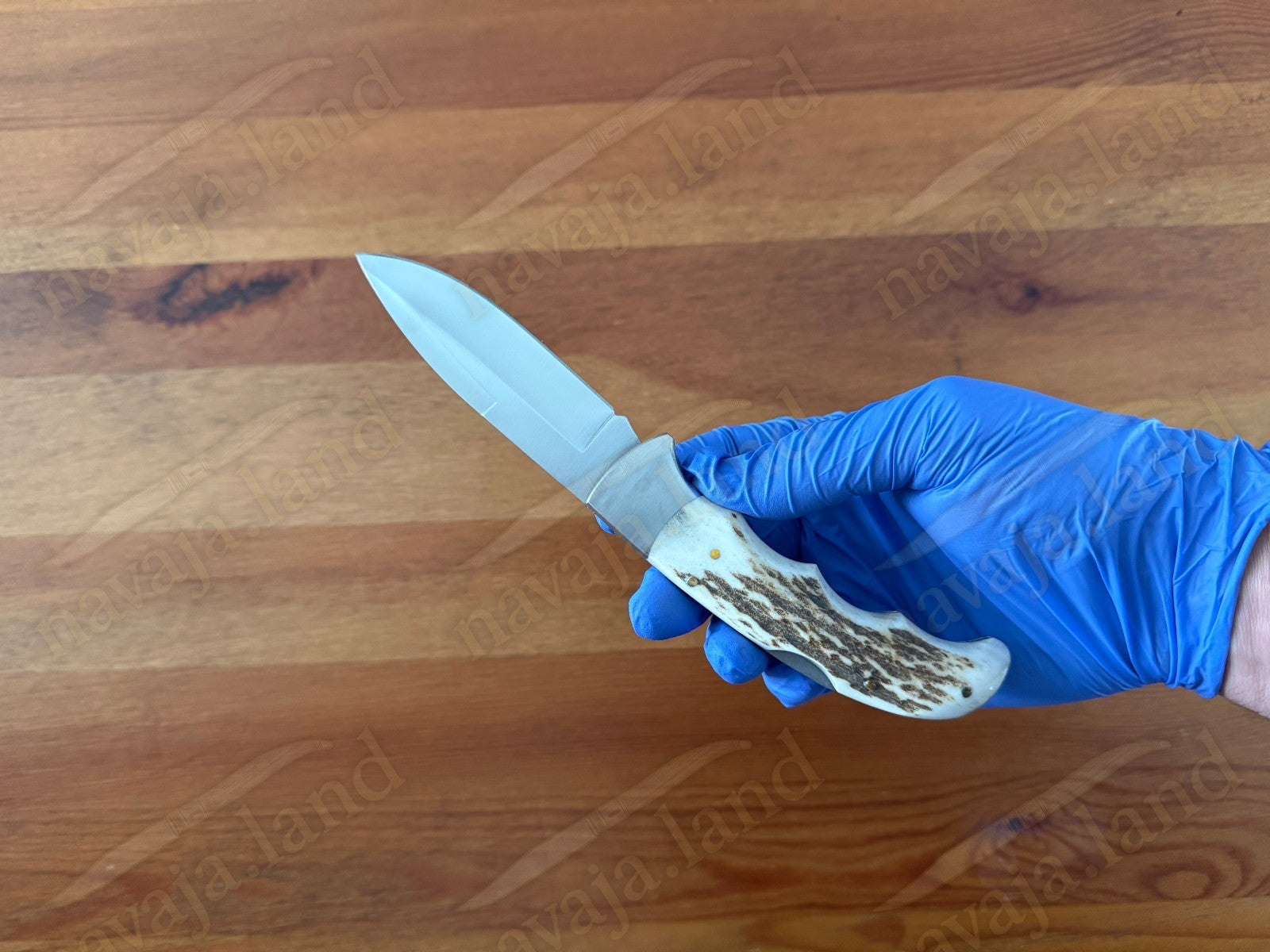 Joker Terrier Hunting Folding Knife 3.5” MOVA Blade Deer Horn Handle From Spain