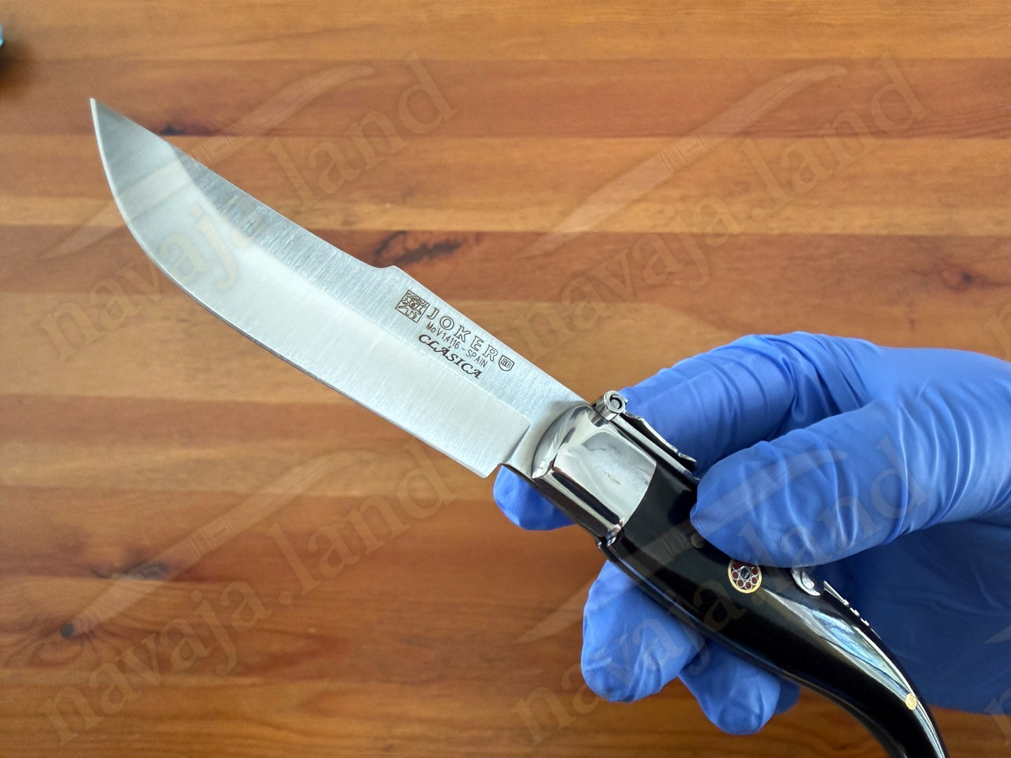 3.2” Joker Clásica Folding Knife Buffalo Horn Handle MOVA 1.4116 Stainless Steel