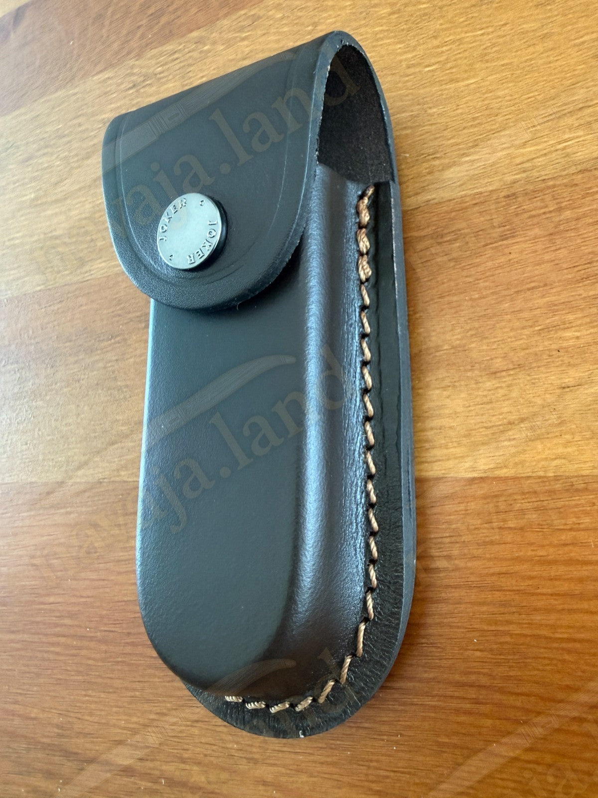 Joker Small Brown Leather Sheath – 5.12" x 1.57" (130 mm x 40 mm)