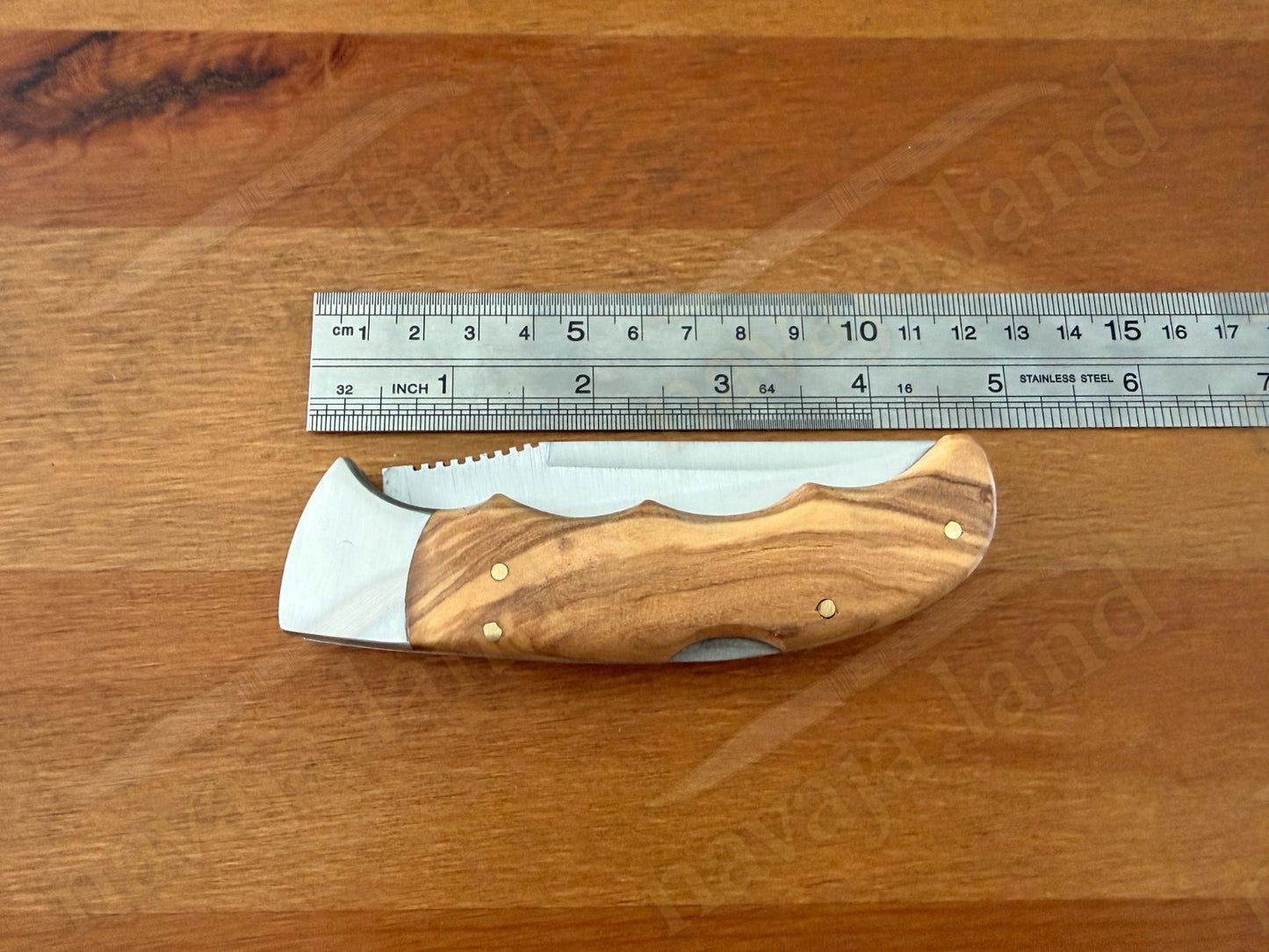 Joker Terrier Hunting Folding Knife 3.5” MOVA Blade Olive Wood Handle From Spain
