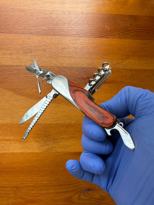 Multitool 14 Uses Pocket Knife With Nylon Sheath Good Quality Multiuse - Spain