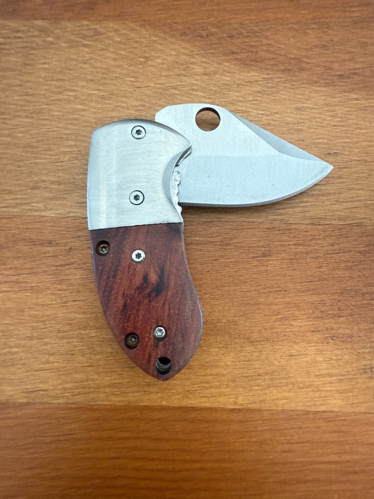 2" Blade Navaja Small Pocket Knife Stainless Wood Scales Liner Lock - Spain