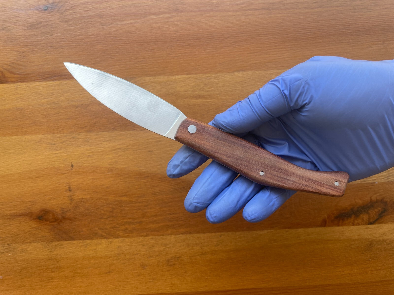 3.9" Pallés Inox Navaja Pocket Knife Stainless Steel Blade Wood Handle Slipjoint
