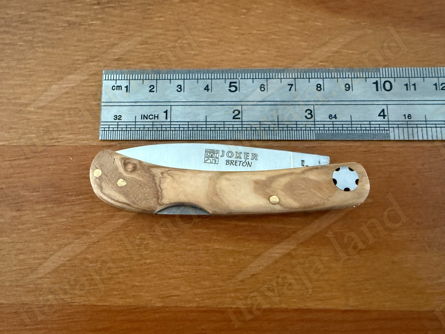 2.95” Joker Bretón Camping Folding Knife (Olive Wood Handle) Handmade in Spain