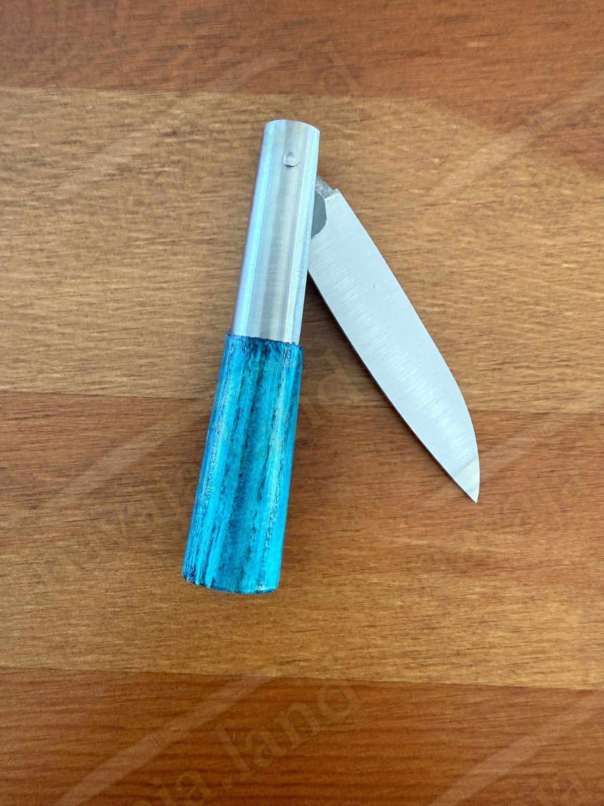 2.75" CQ Taramundi Pocket Knife Green Ash Wood Handle Liner Lock Made in Spain