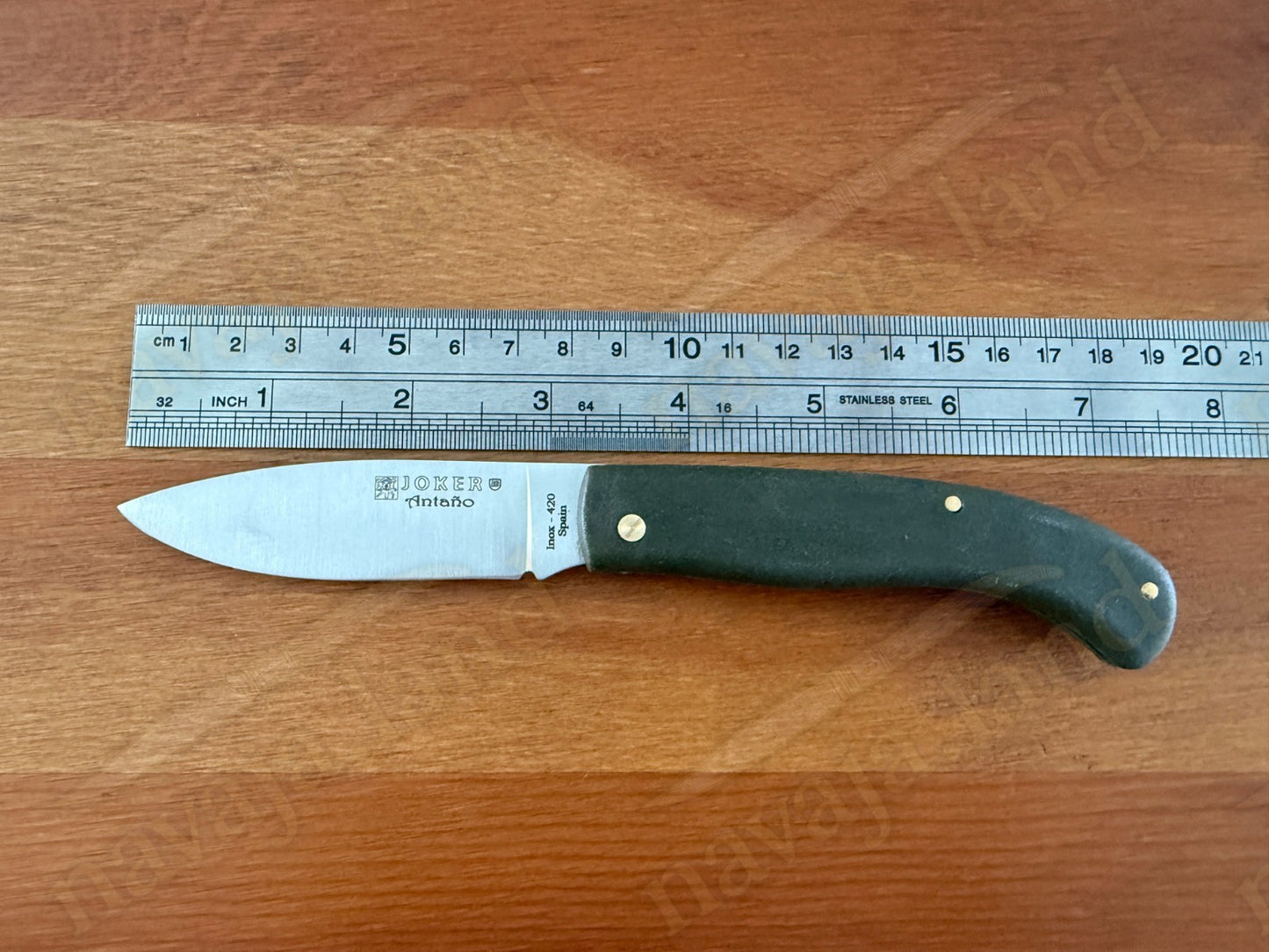 Joker Antaño Pocket Knife 3.15” 420 Steel Blade Green Fiber Handle From Spain