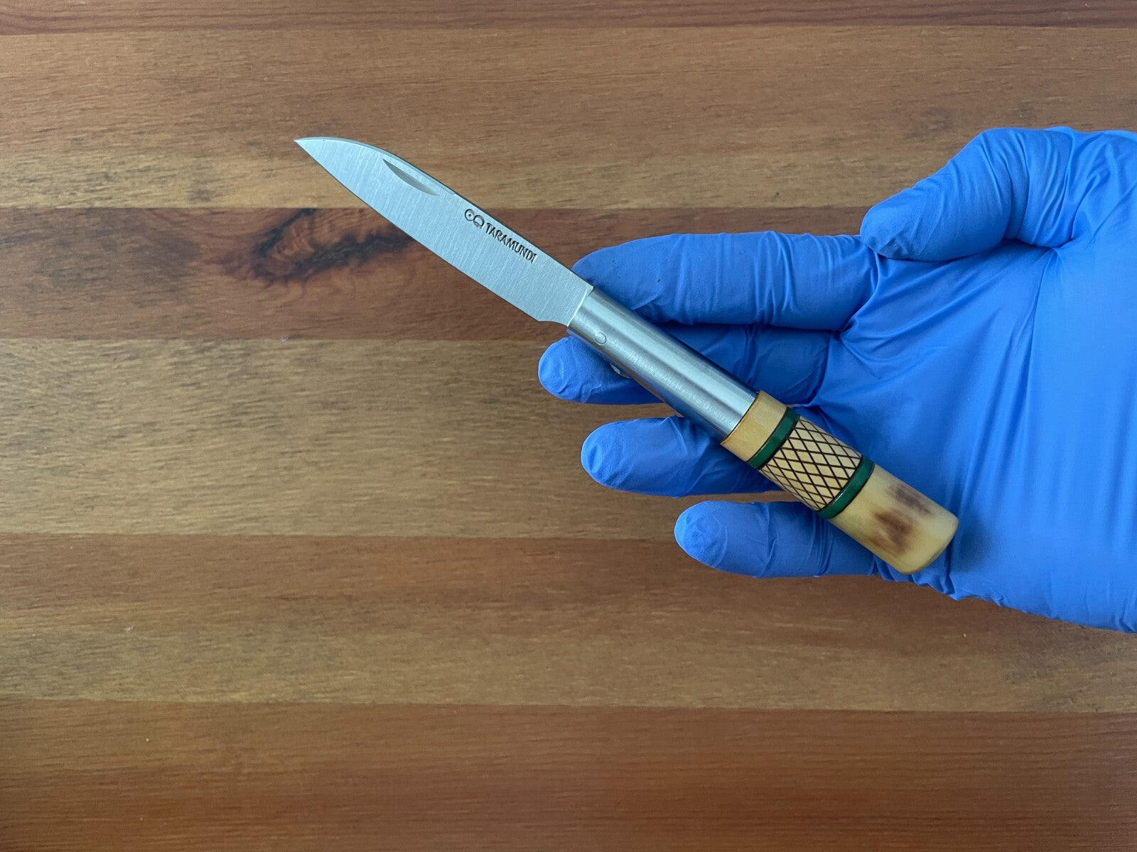 3.26” CQ Taramundi Pocket Knife Boxwood Handle Unique Design Asturias Spain