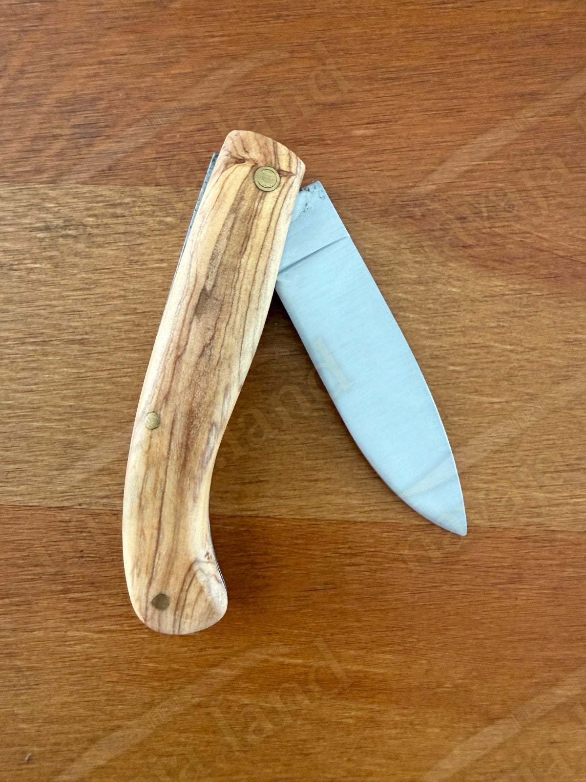 2.75” Joker Antaño Camping Folding Knife (Olive Wood Handle - Spanish Flag)