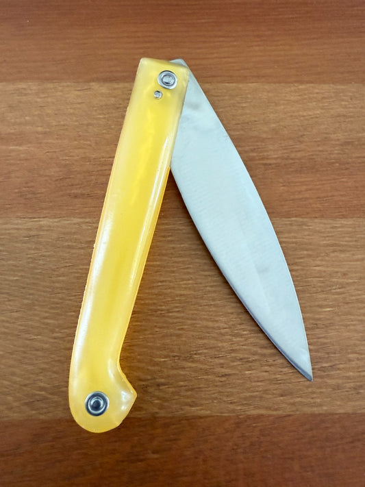 3.9" Pallares Solsona Navaja Folding Pocket Knife Carbon Steel Gabacha - Spain