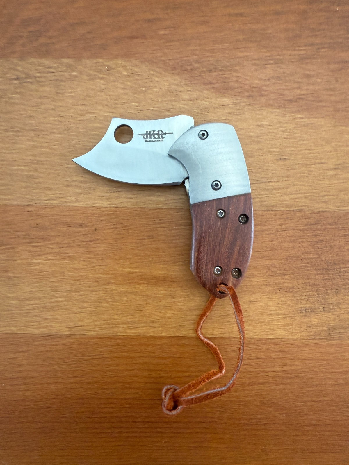 1.8" Blade Navaja Small Pocket Knife Stainless Wood Scales Liner Lock - Spain