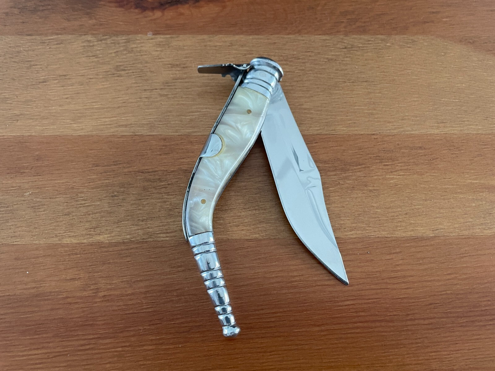 3.75" Navaja Sevillana Bandolera Nacre Imitation Handle from Spain -  US Seller