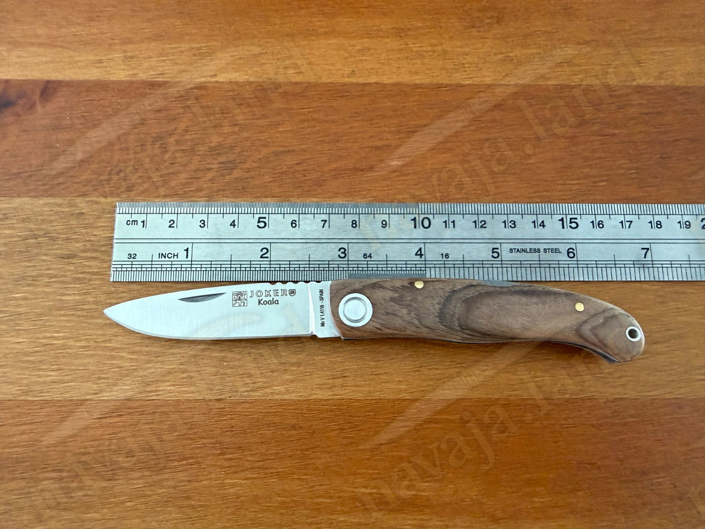 Joker Koala Pocket Knife 2.75” MOVA Blade Walnut Wood Handle Handmade in Spain