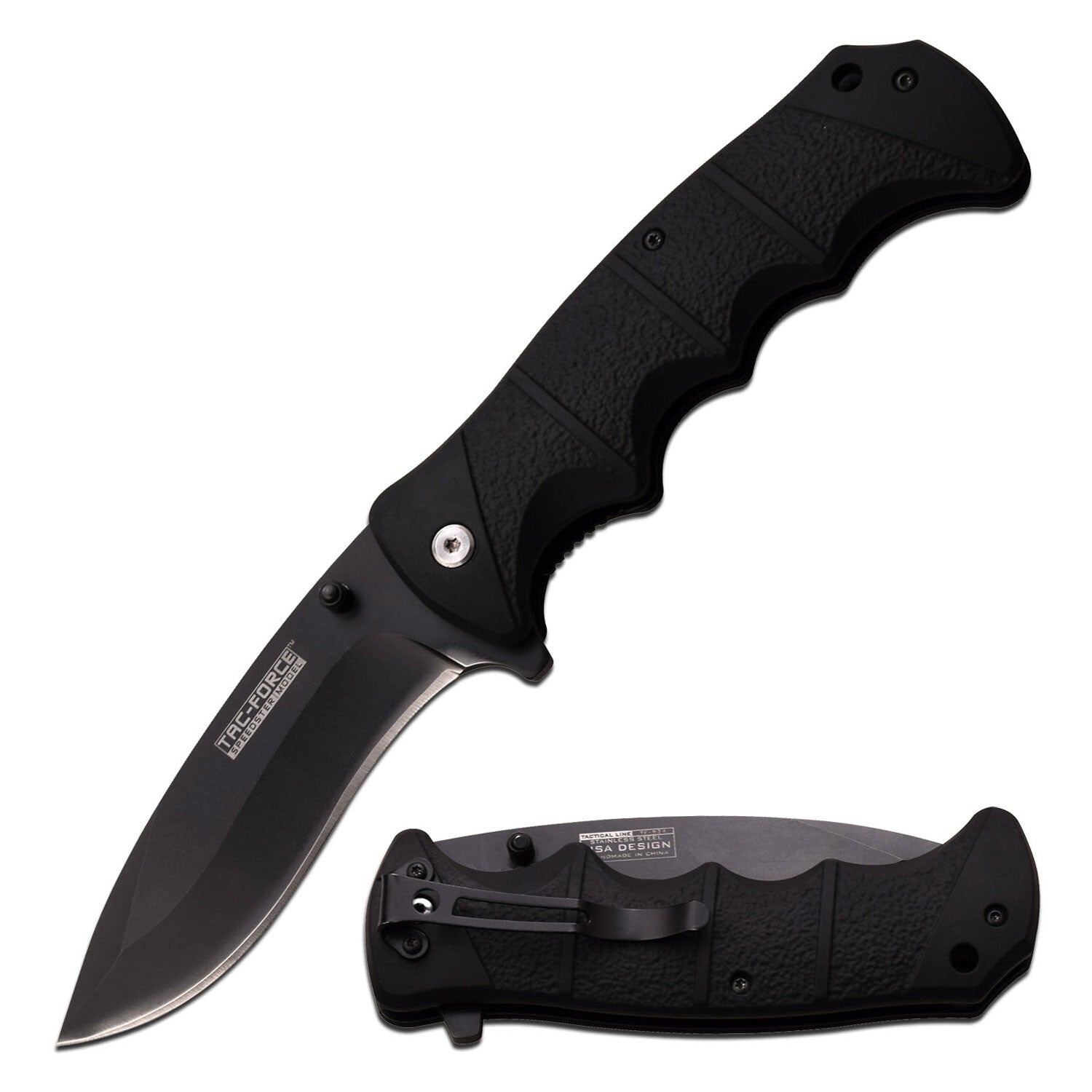 4" Tac-Force Designed in USA Spring Assisted Folding Pocket Knife High Quality