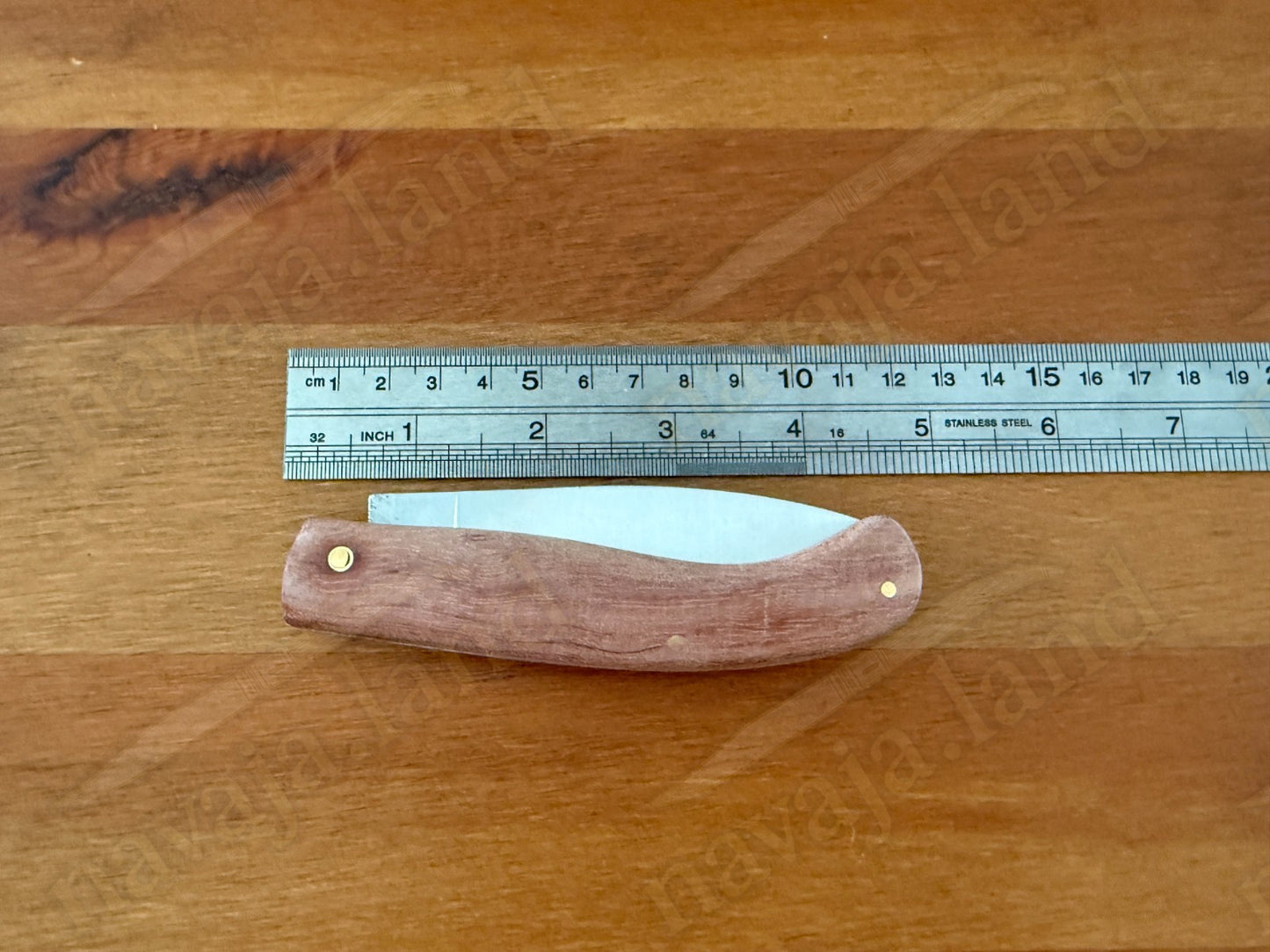 3.54” Joker Camping Folding Knife (Bubinga Wood Handle) 420 Steel - From Spain