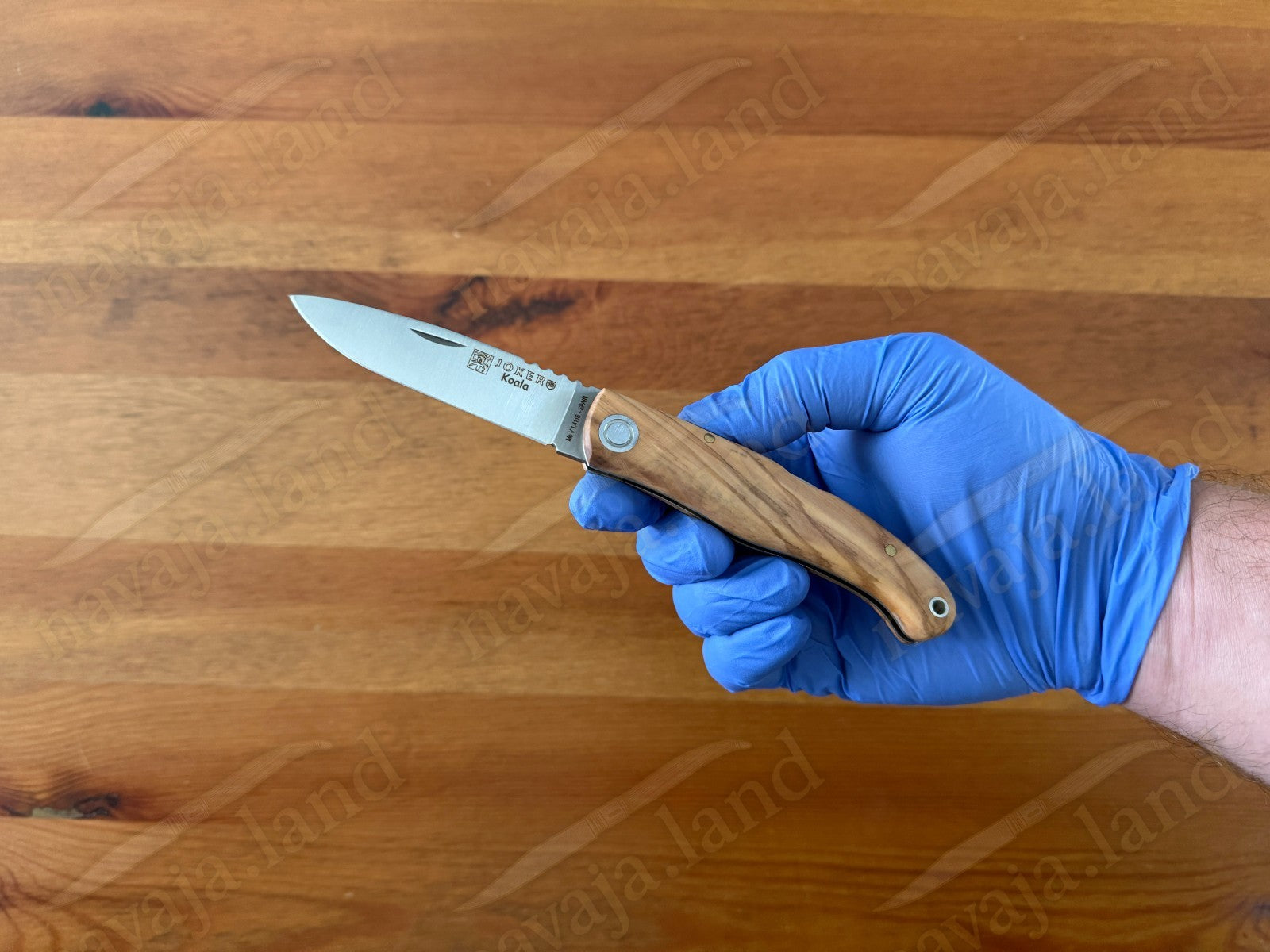 Joker Koala Pocket Knife 3.14” MOVA Blade Olive Wood Handle Handmade in Spain