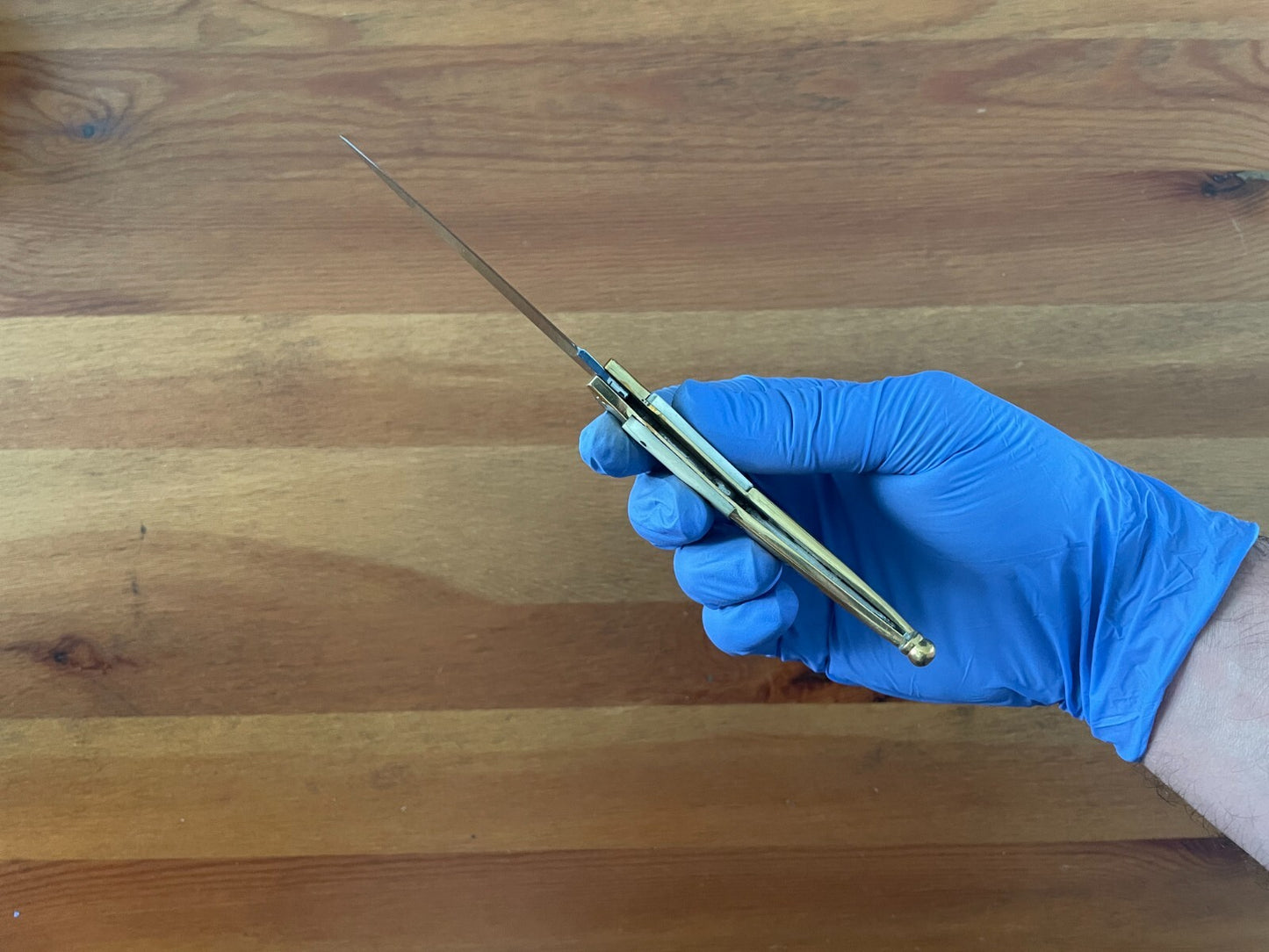 3.2" 420 Steel Navaja Tramuntana Empordanesa Brass Ferrules & Polished Bone