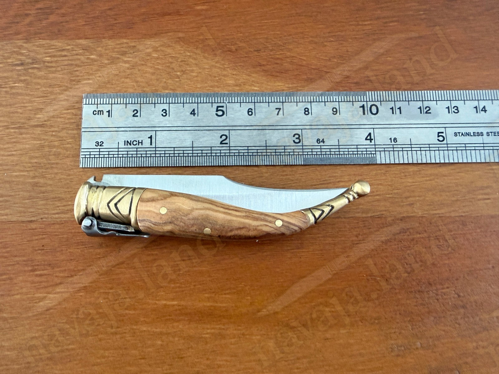 3” Navaja Joker Sevillana Knife Olive Wood Handle High Quality Handmade in Spain
