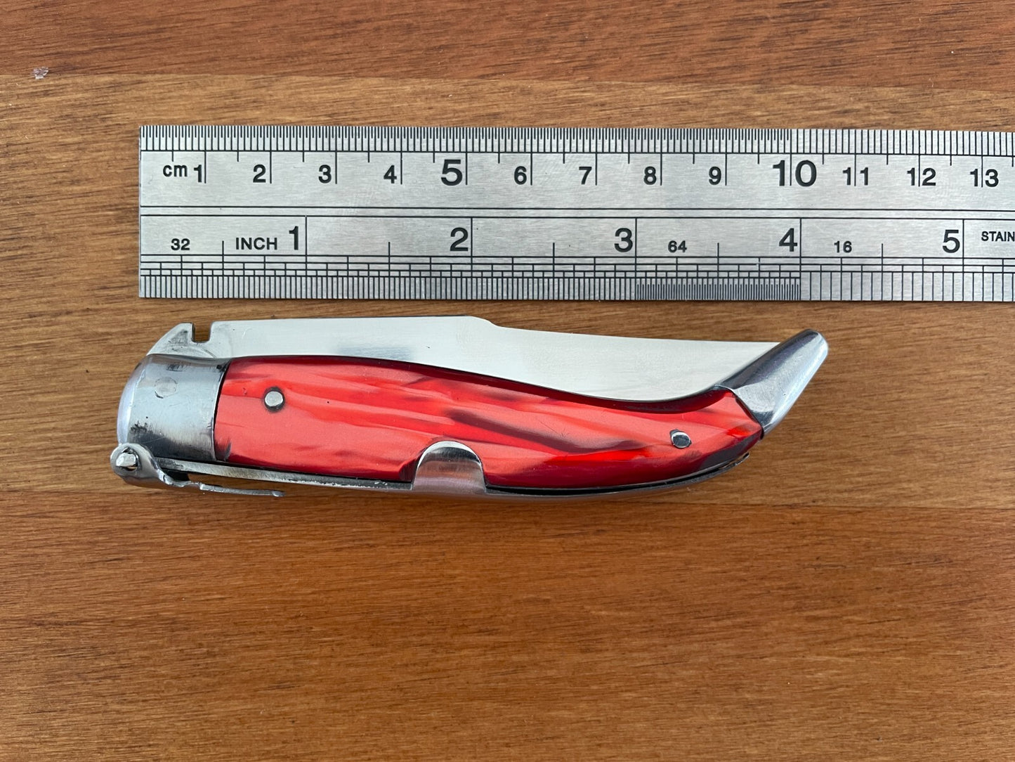 3.3" Spanish Navaja Pocket Knife Celluloid Scales Handcrafted in Spain US Seller