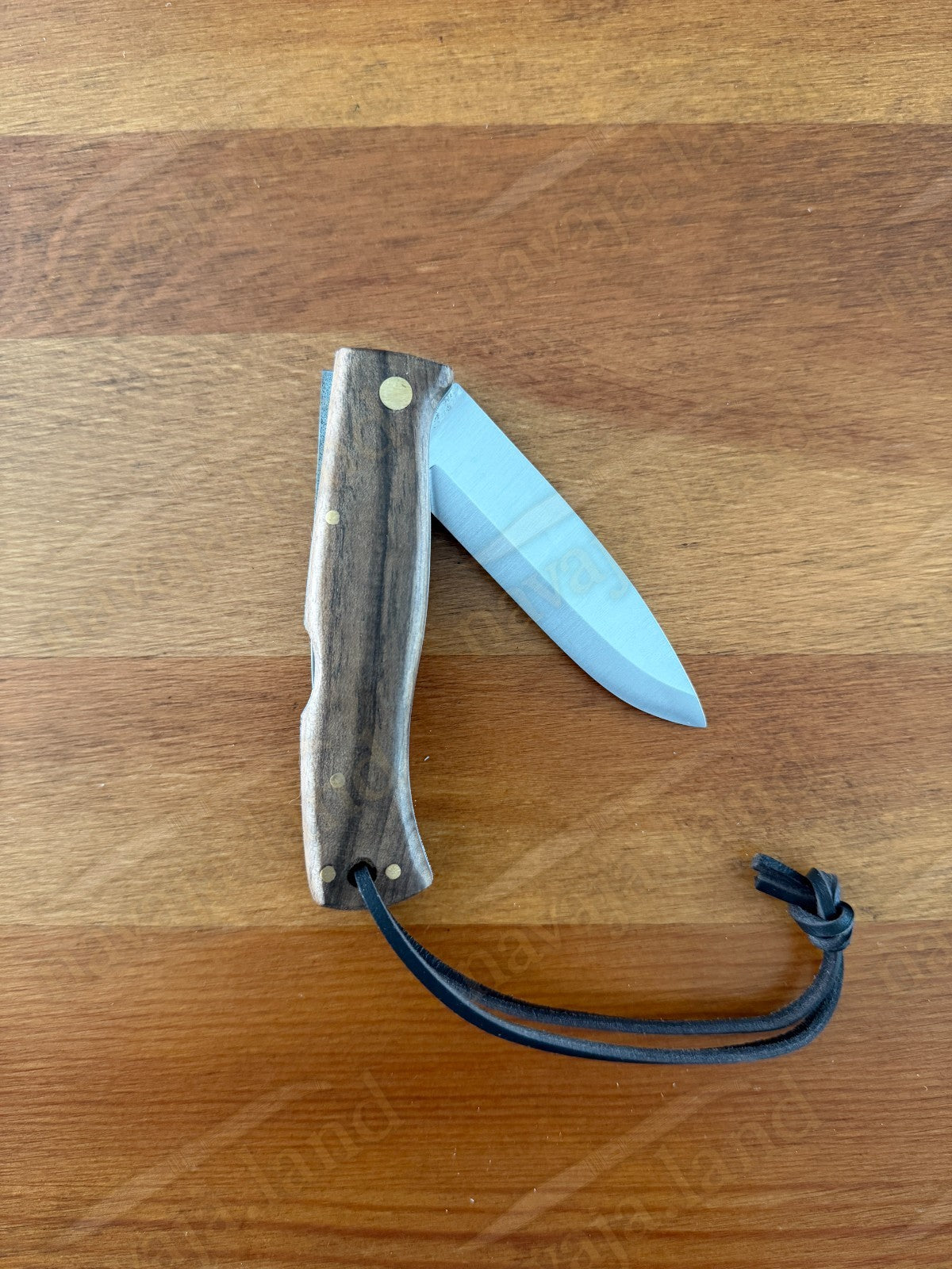3.15” Joker Artica Bushcraft Folding Knife (Walnut Wood Handle) Handmade - Spain