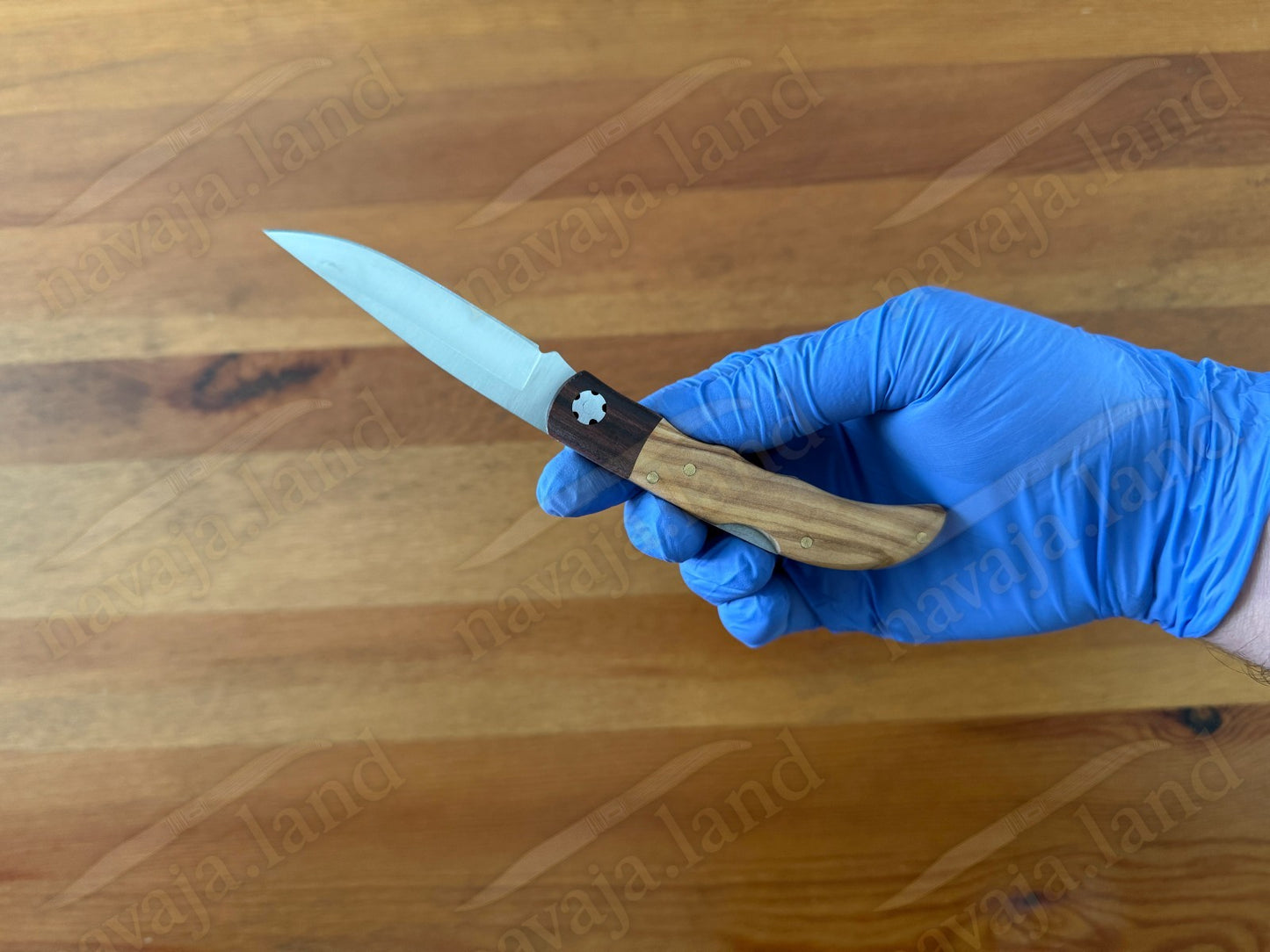 3.15” Joker Pointer Camping Folding Knife (Olive Wood Handle & Rosewood Ferrule)