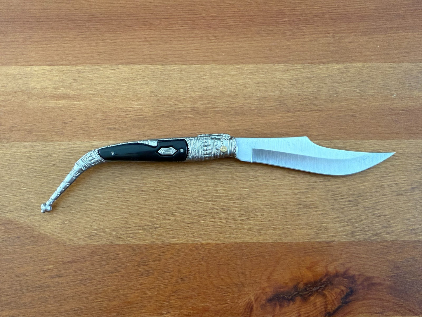 3.9” Albacete Navaja Joker Sevillana Knife Zamak Handle Handmade Slipjoint Spain