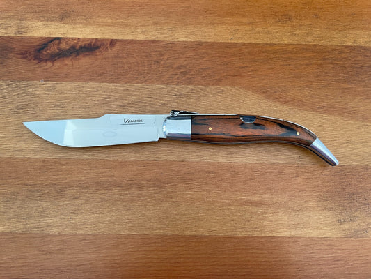 4.2” Spanish Navaja Teja Albacete Pocket Knife Red Stamina Scales - USA Seller