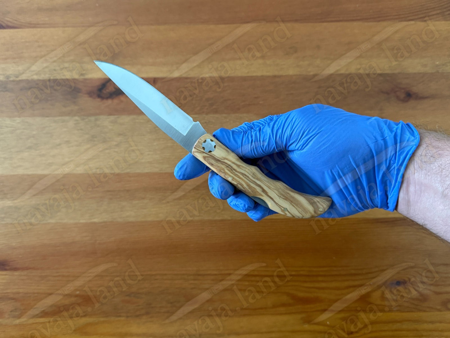3.74” Joker Pointer Folding Pocket Knife (Olive Wood Handle) From Spain