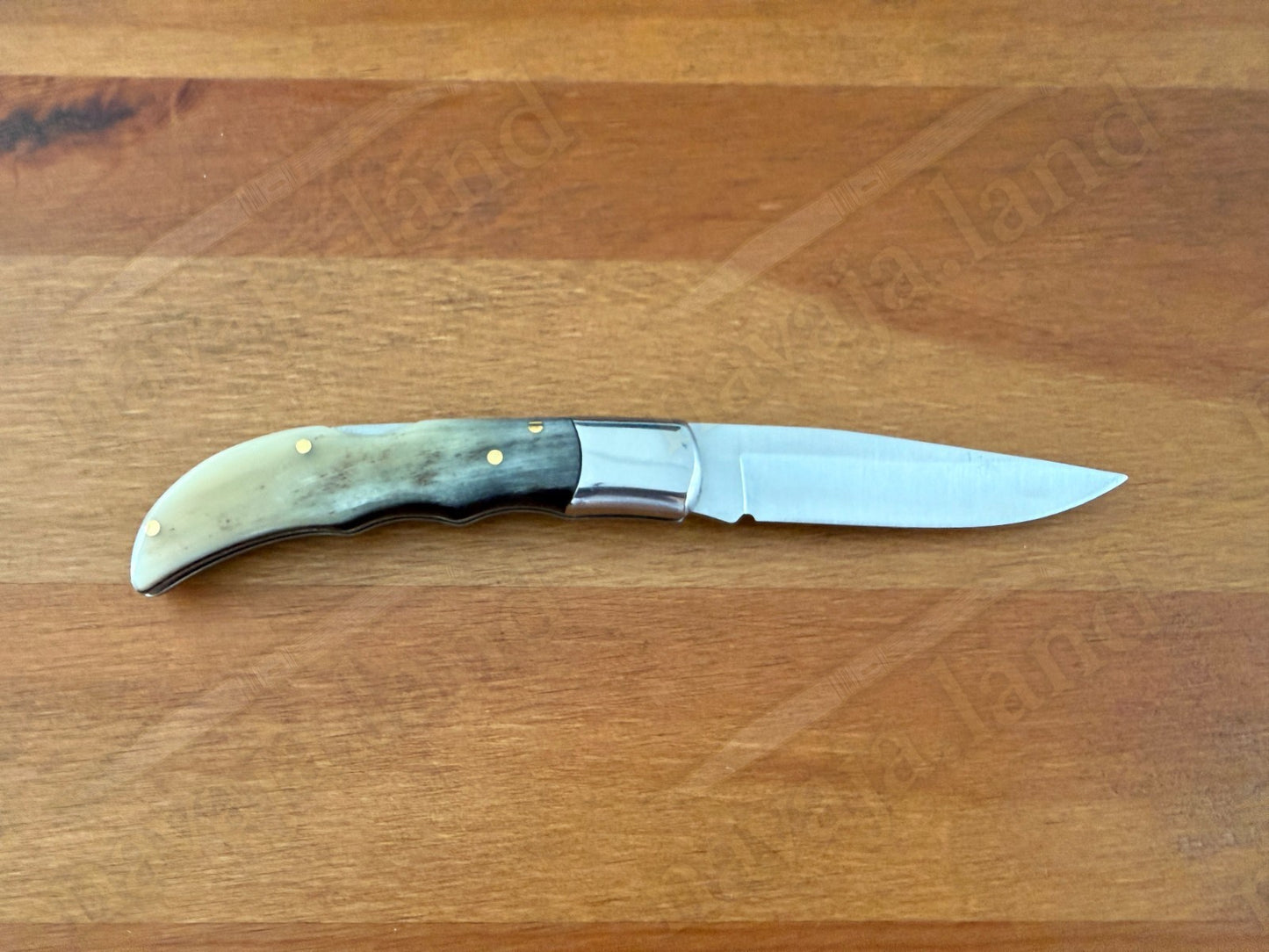 3” Joker Pointer Camping Folding Knife (Bull Horn Handle) Handmade in Spain