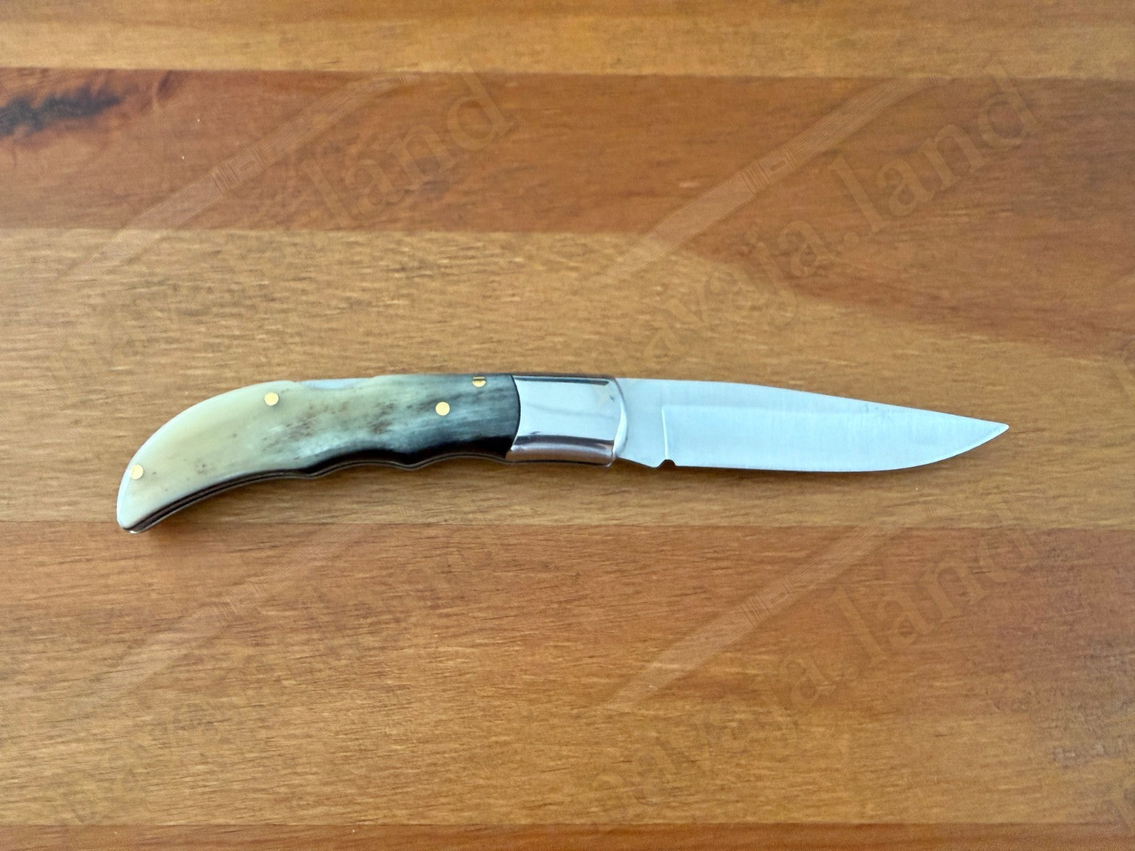3” Joker Pointer Camping Folding Knife (Bull Horn Handle) Handmade in Spain