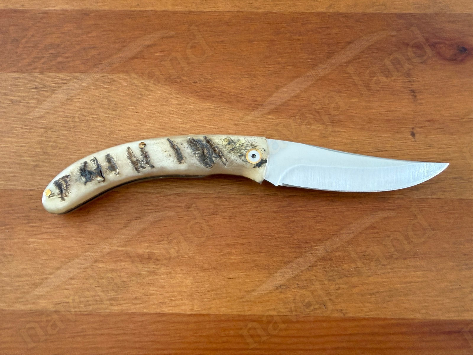 Cudeman Cazorla Folding Knife – 3.35 in Sandvik 12C27 Steel | Ram Horn Handle