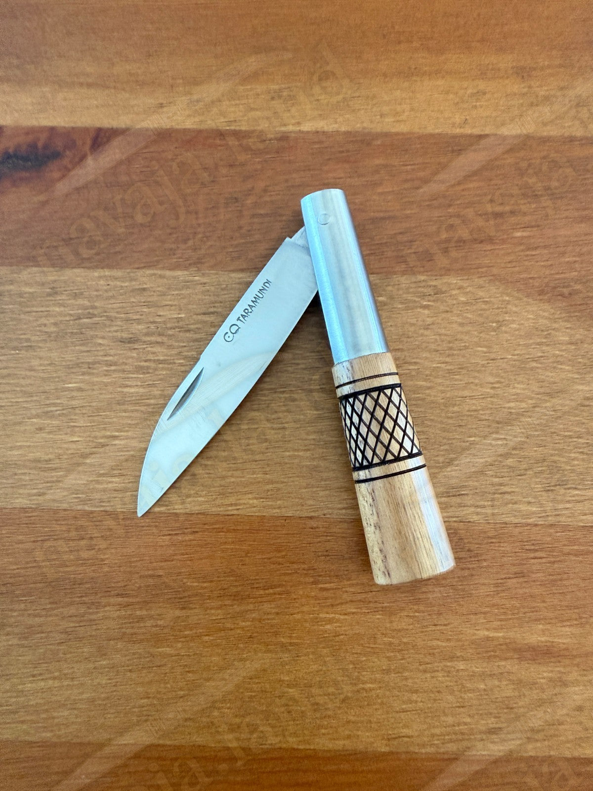 3.15" CQ Taramundi Pocket Knife Chestnut Wood Handle Liner Lock Made in Spain
