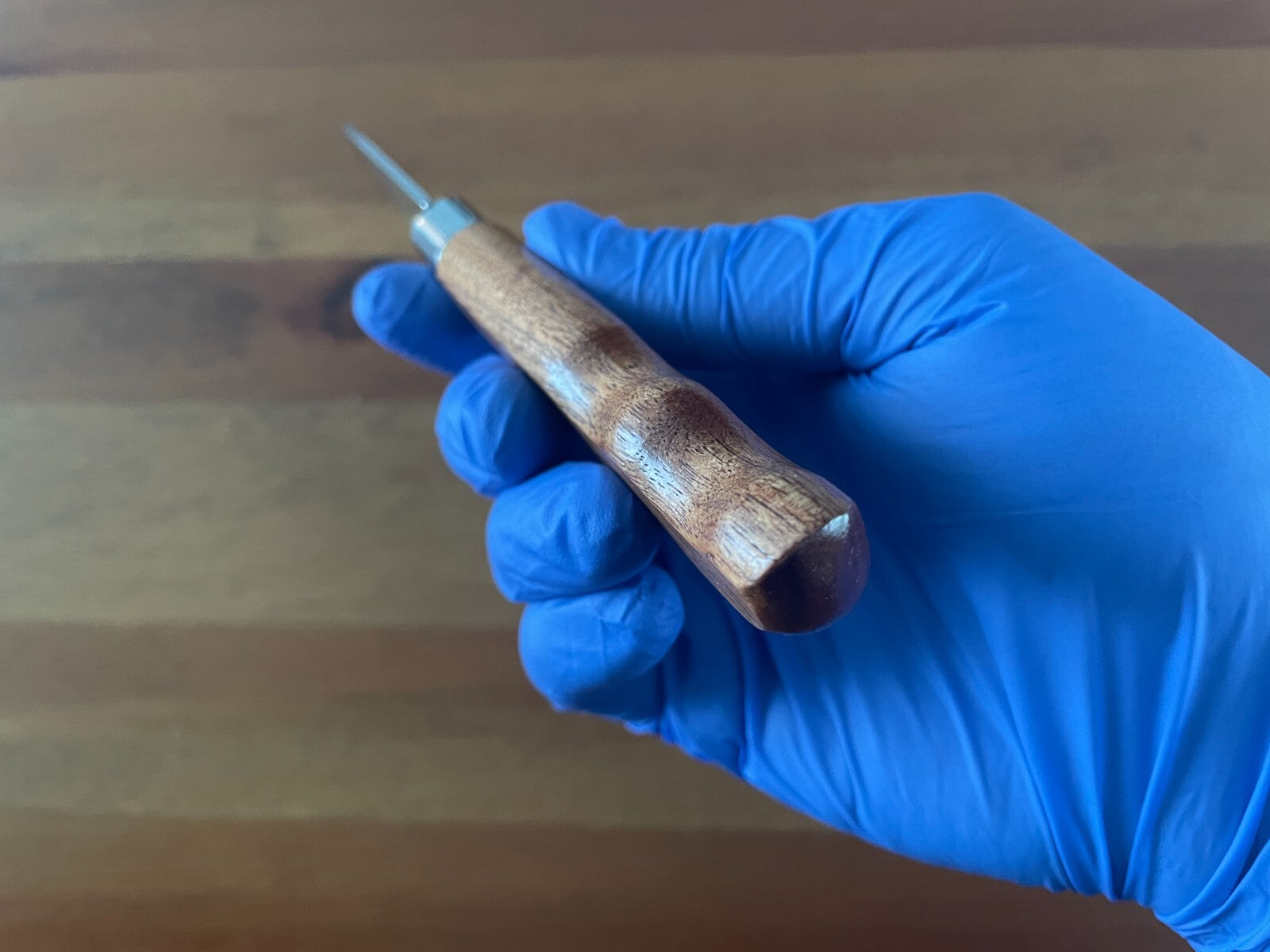 3.54" Portuguese Navaja MAM Harvesting and Mushroom Bubinga Wood Handle