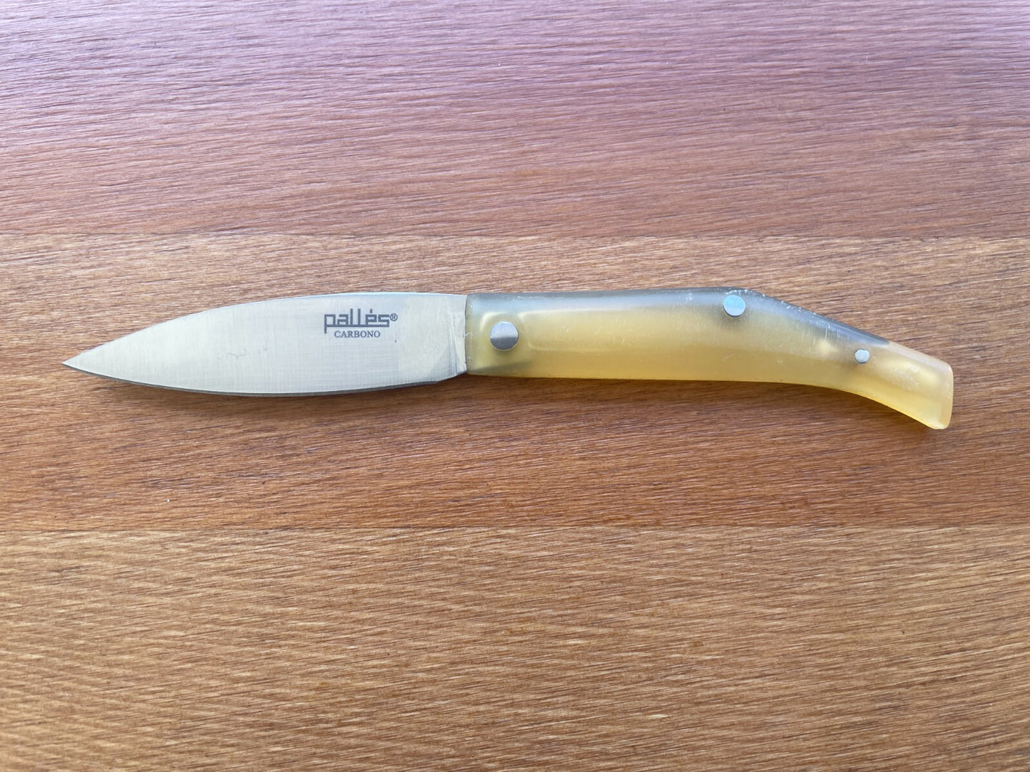 2.75" Pallés Carbono Navaja Pocket Knife Carbon Steel Blade ABS Handle Slipjoint