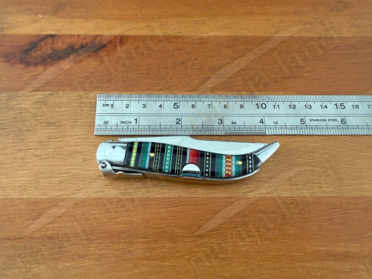 3.2” Spanish Classic Navaja Teja Albacete Style Pocket Knife Plastic Scales