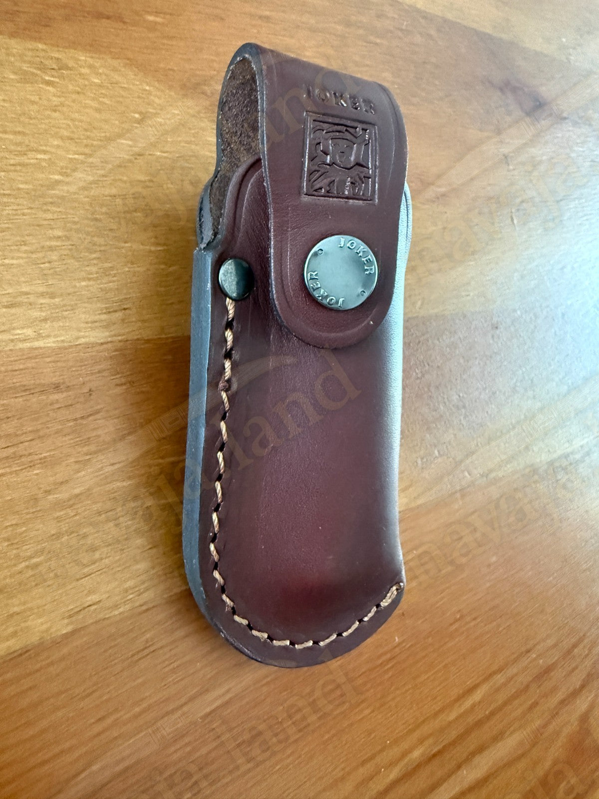 Joker BECADA Knife – 3.15” Sandvik 14C28N Blade | Olive Wood | Leather Sheath