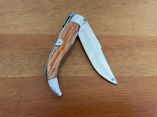3.3" Spanish Navaja Pocket Knife Celluloid Scales Handcrafted High Quality
