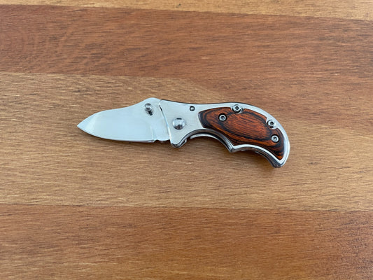 1.7" Cute Navaja Small Pocket Knife Stainless AISI 420 Stamina Wood Scales
