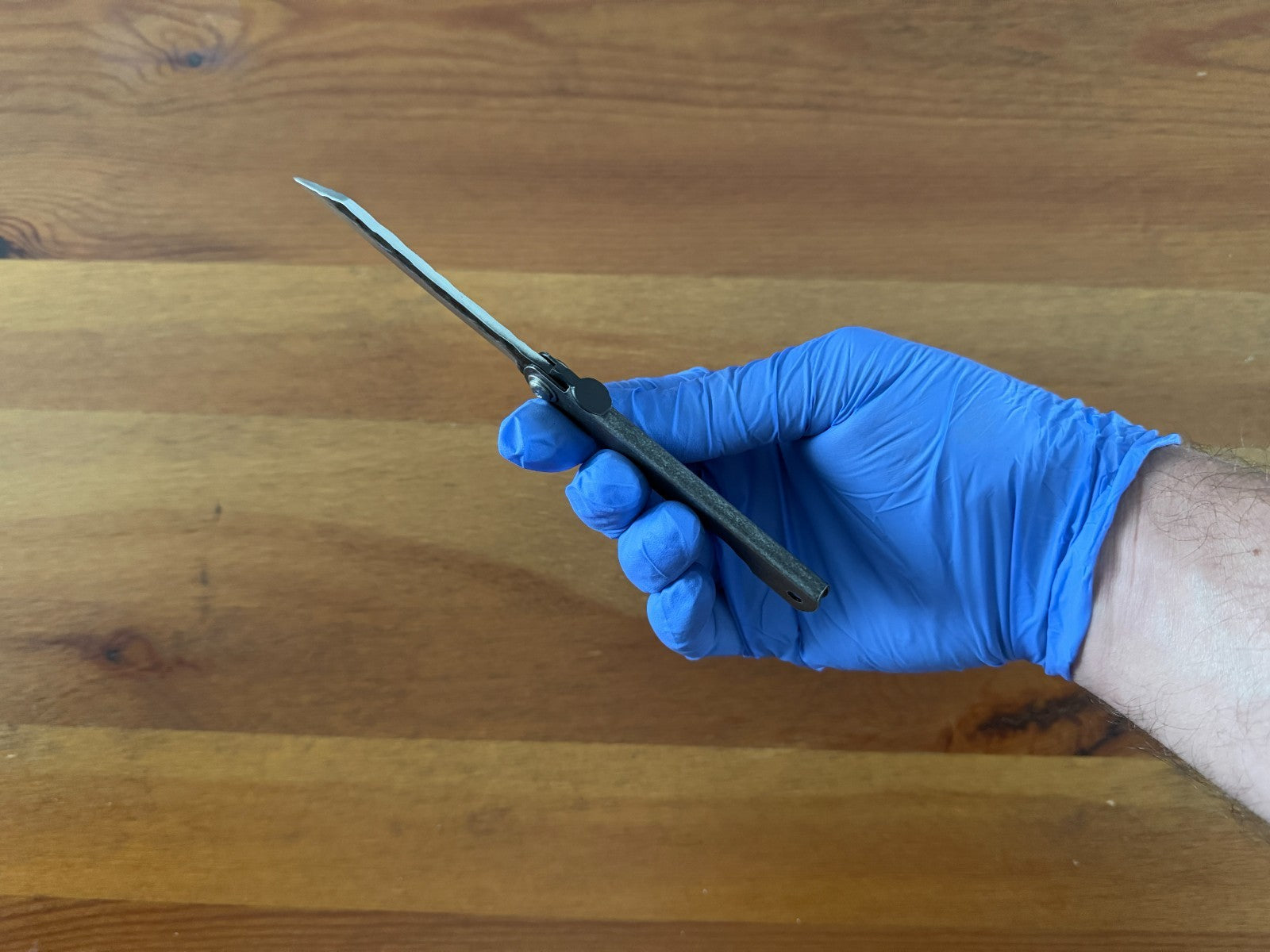 3" Navaja Higonokami Pocket Knife Steel Tanto Blade Stonewashed Handle & Sheath