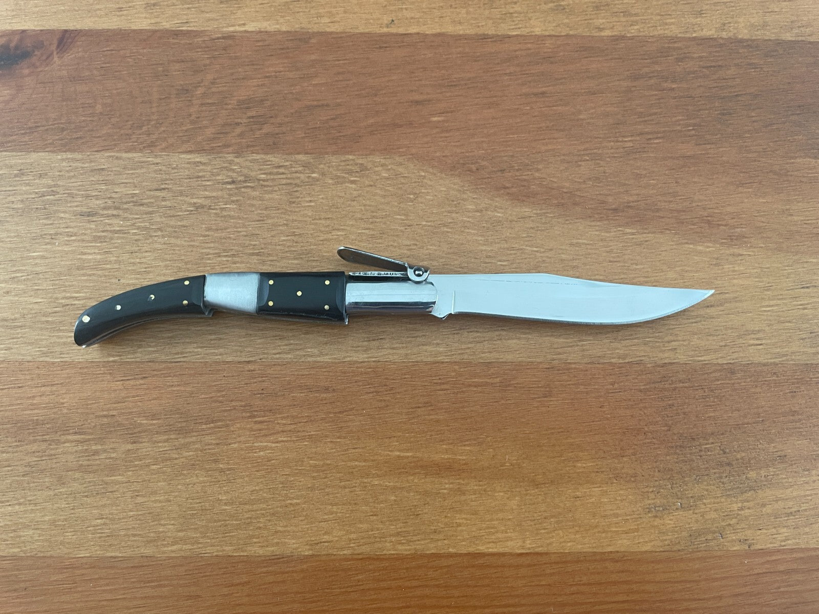 3.14" Arabian Folding Pocket Knife Black Wood Scales Navaja Handcrafted in Spain