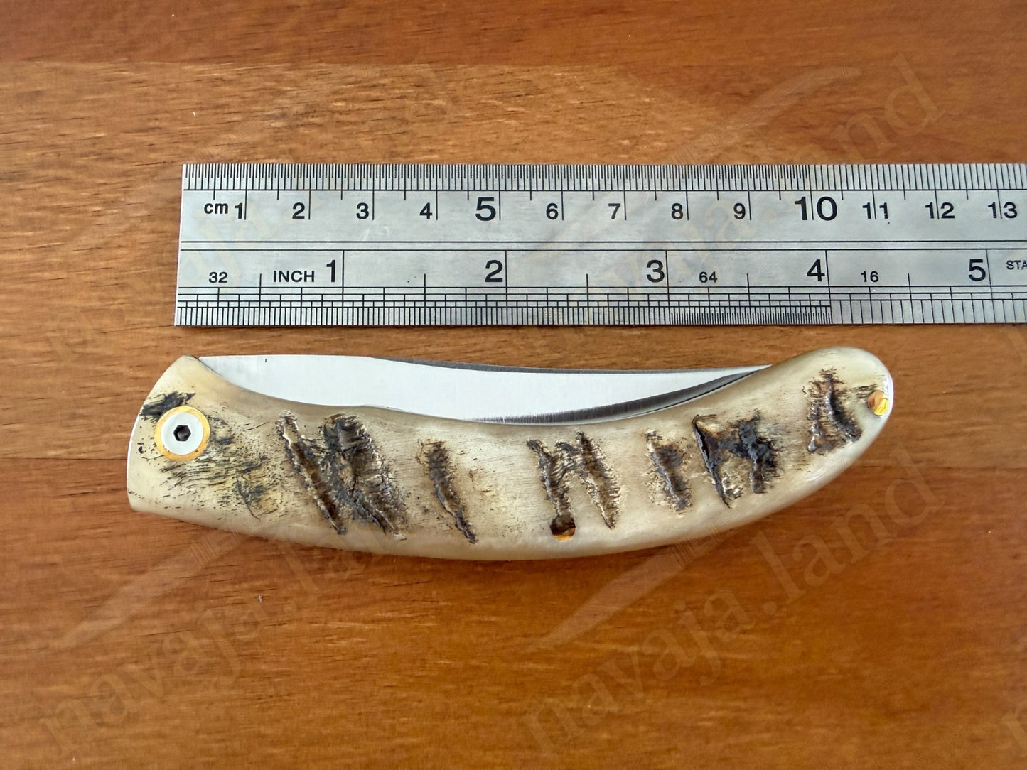 Cudeman Cazorla Folding Knife – 3.35 in Sandvik 12C27 Steel | Ram Horn Handle