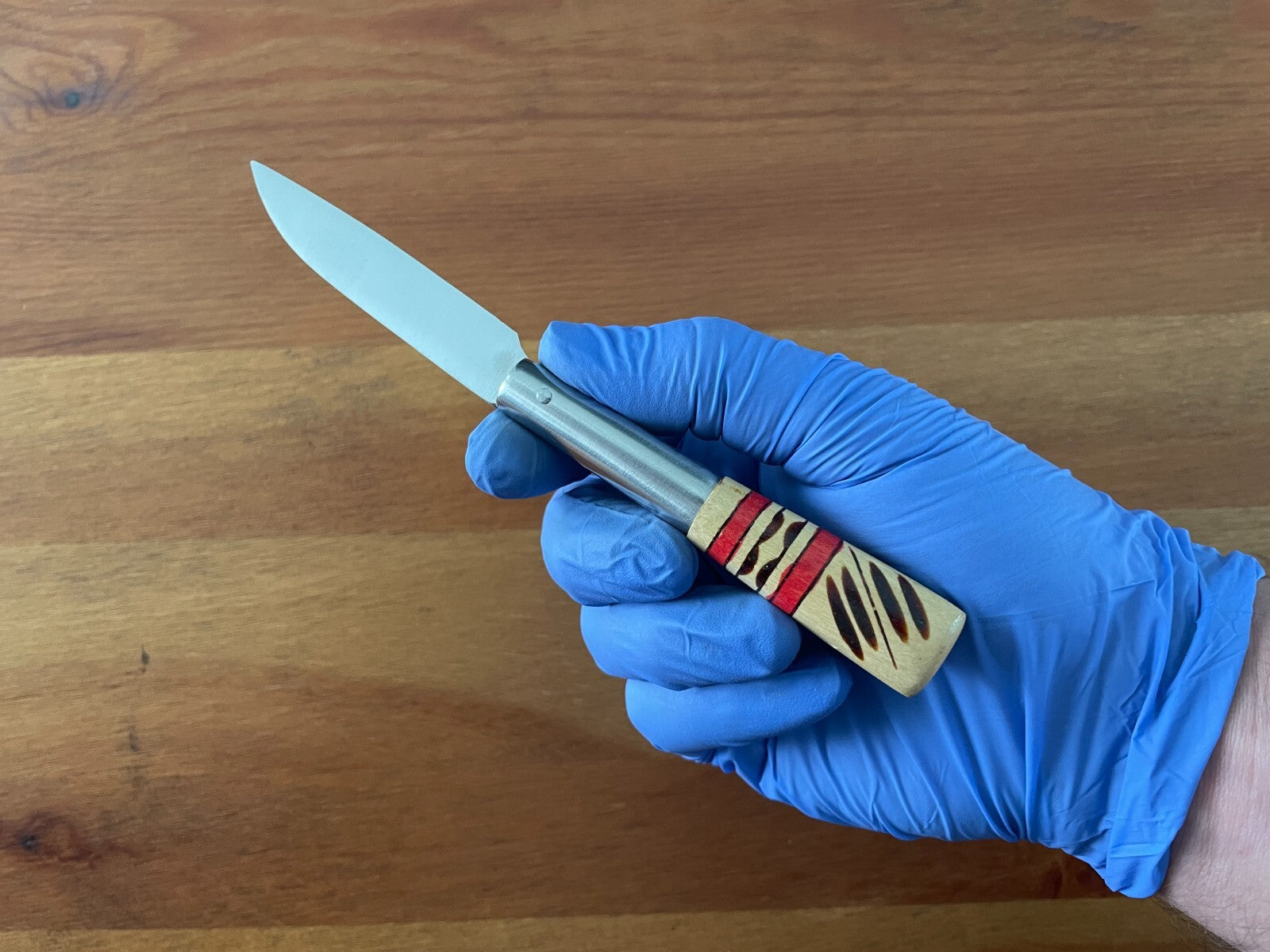 2.8" 420 Steel FL Taramundi Handmade Pocket Knife Spanish Navaja Boxwood Handle
