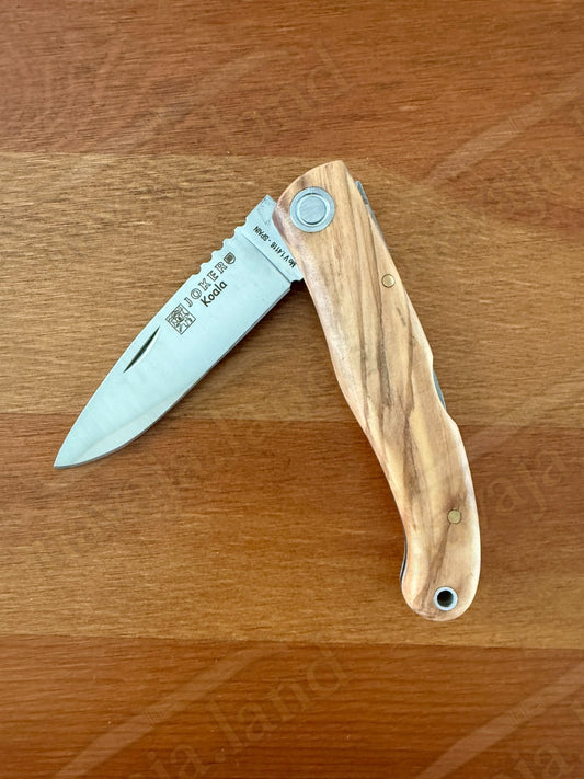 Joker Koala Pocket Knife 3.14” MOVA Blade Olive Wood Handle Handmade in Spain