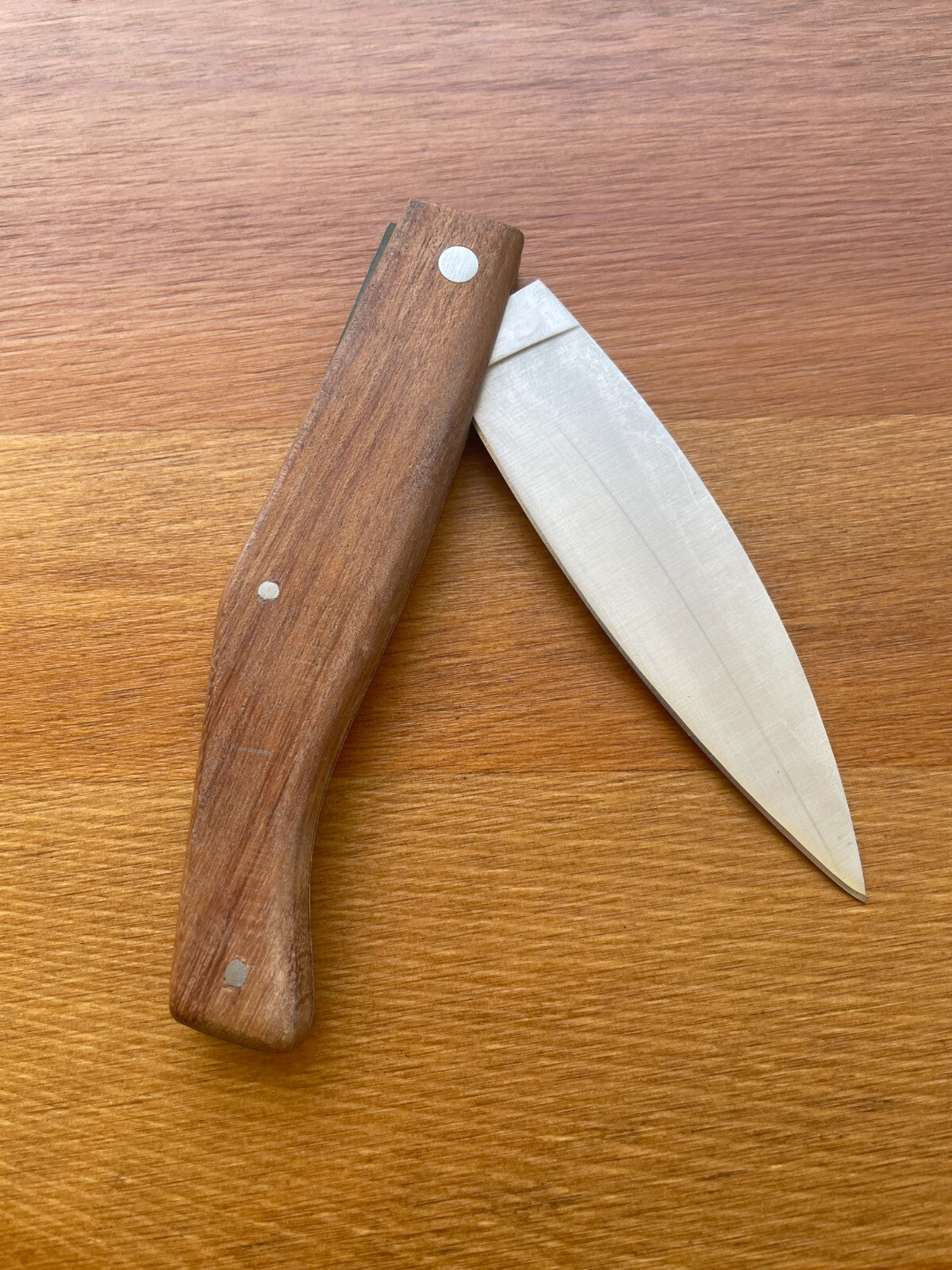 3.9" Pallés Carbon Steel Navaja Pocket Knife Wood Handle Slipjoint From Spain