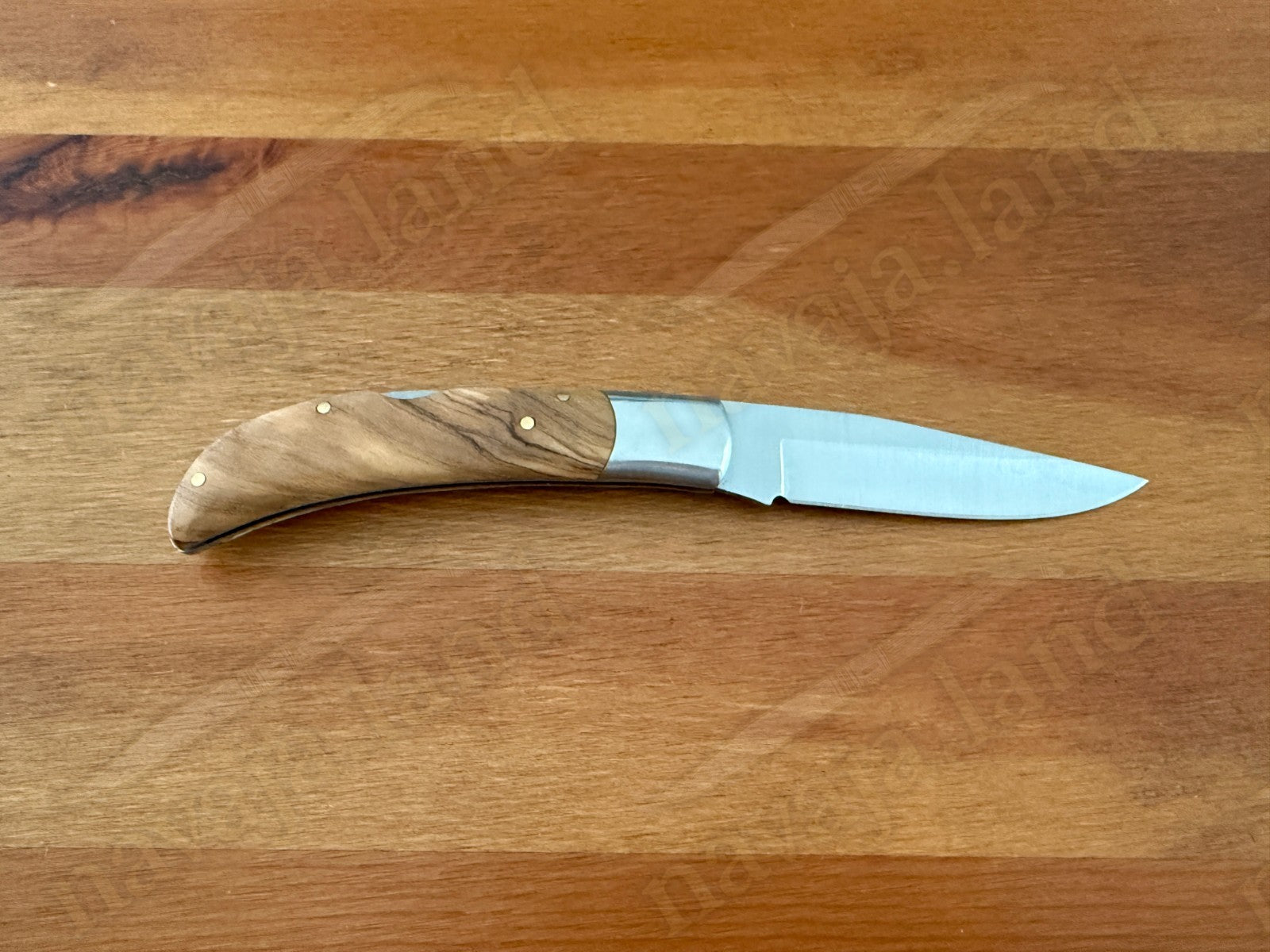 3.74” Joker Pointer Camping Folding Knife (Olive Wood Handle) From Spain