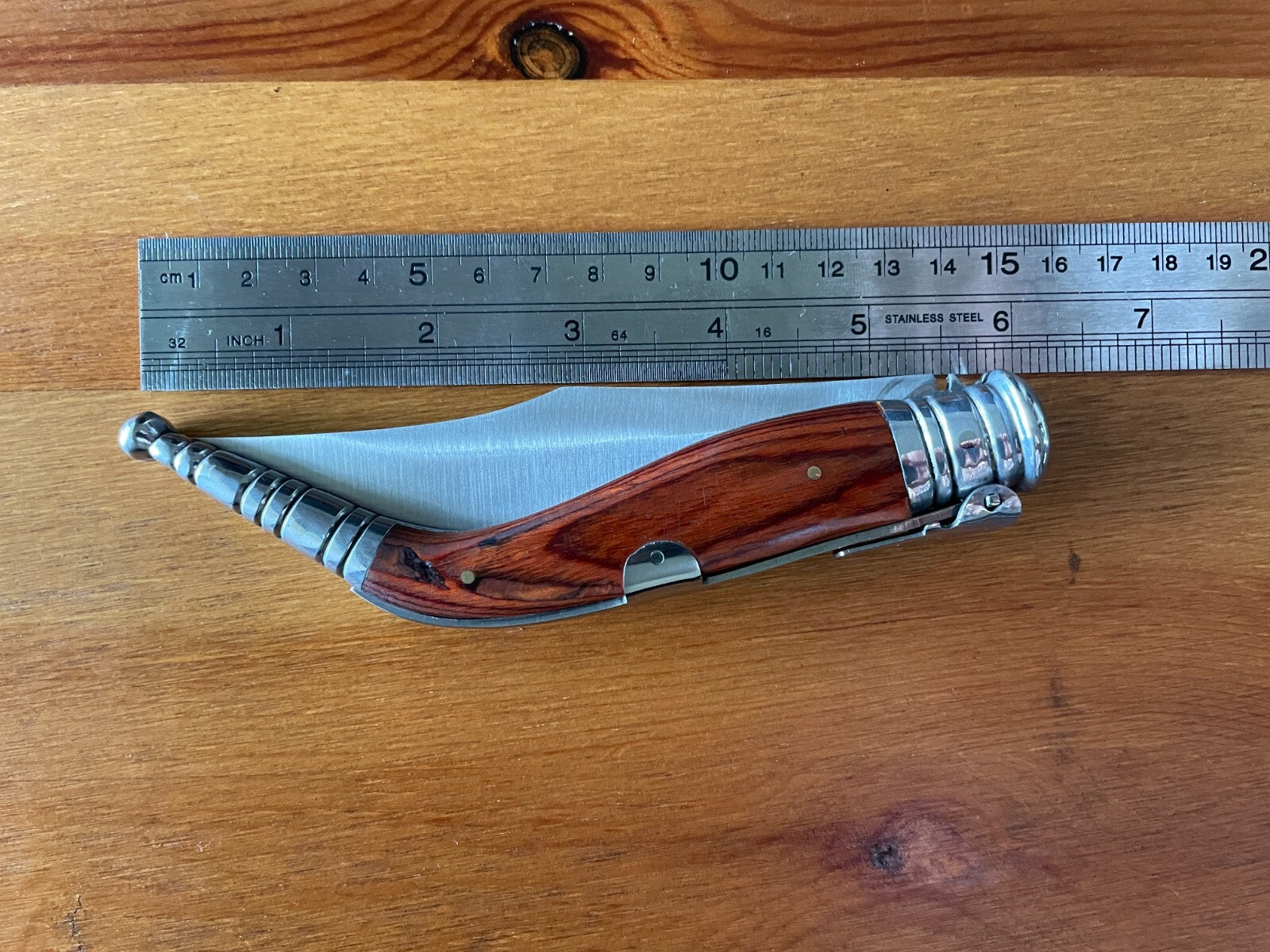 4.5” Navaja Sevillana Style Pocket Knife Handmade in Albacete Spain - USA Seller