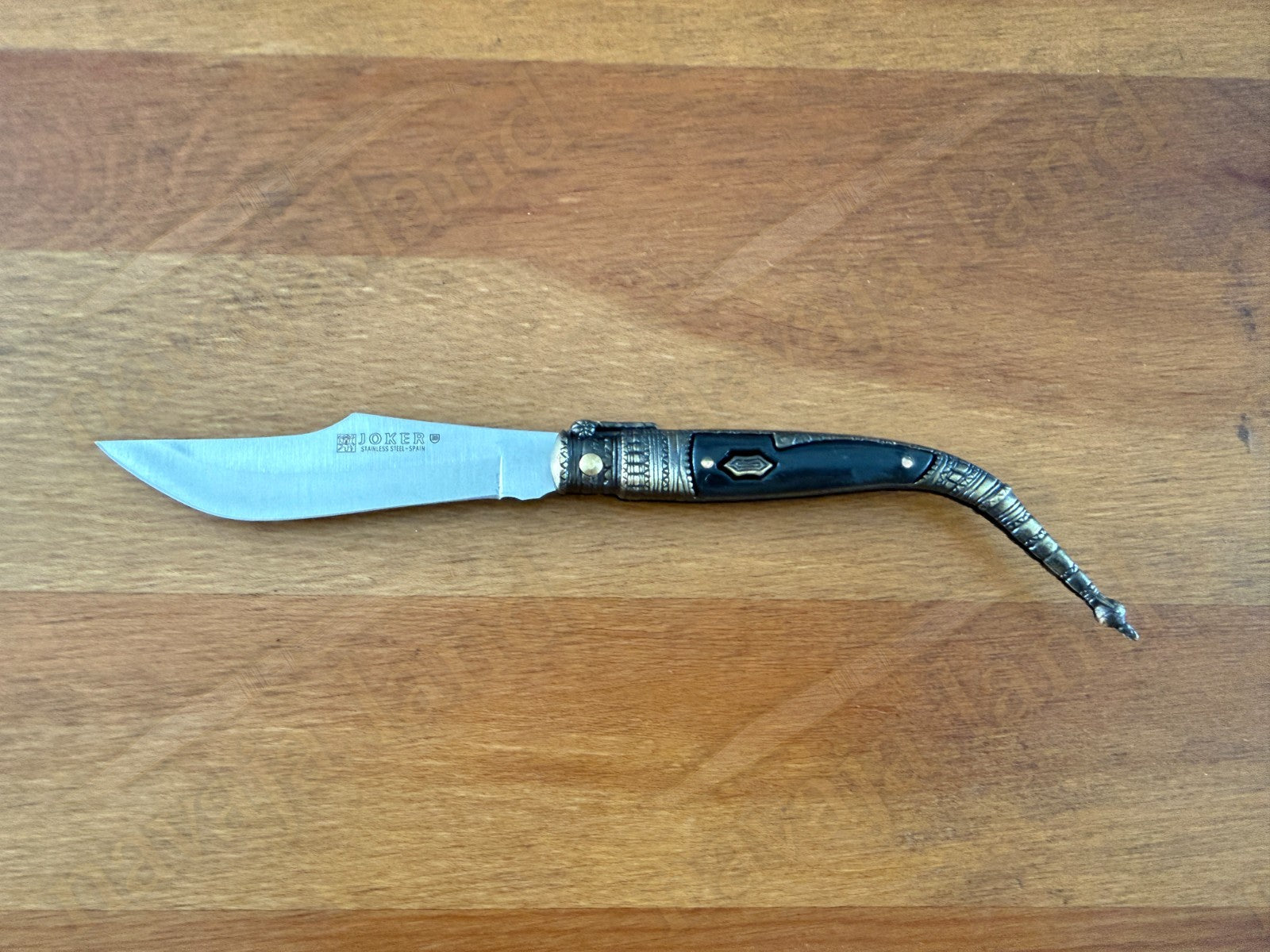 3.3” Albacete Navaja Joker Sevillana Knife Zamak Handle Handmade Slipjoint Spain