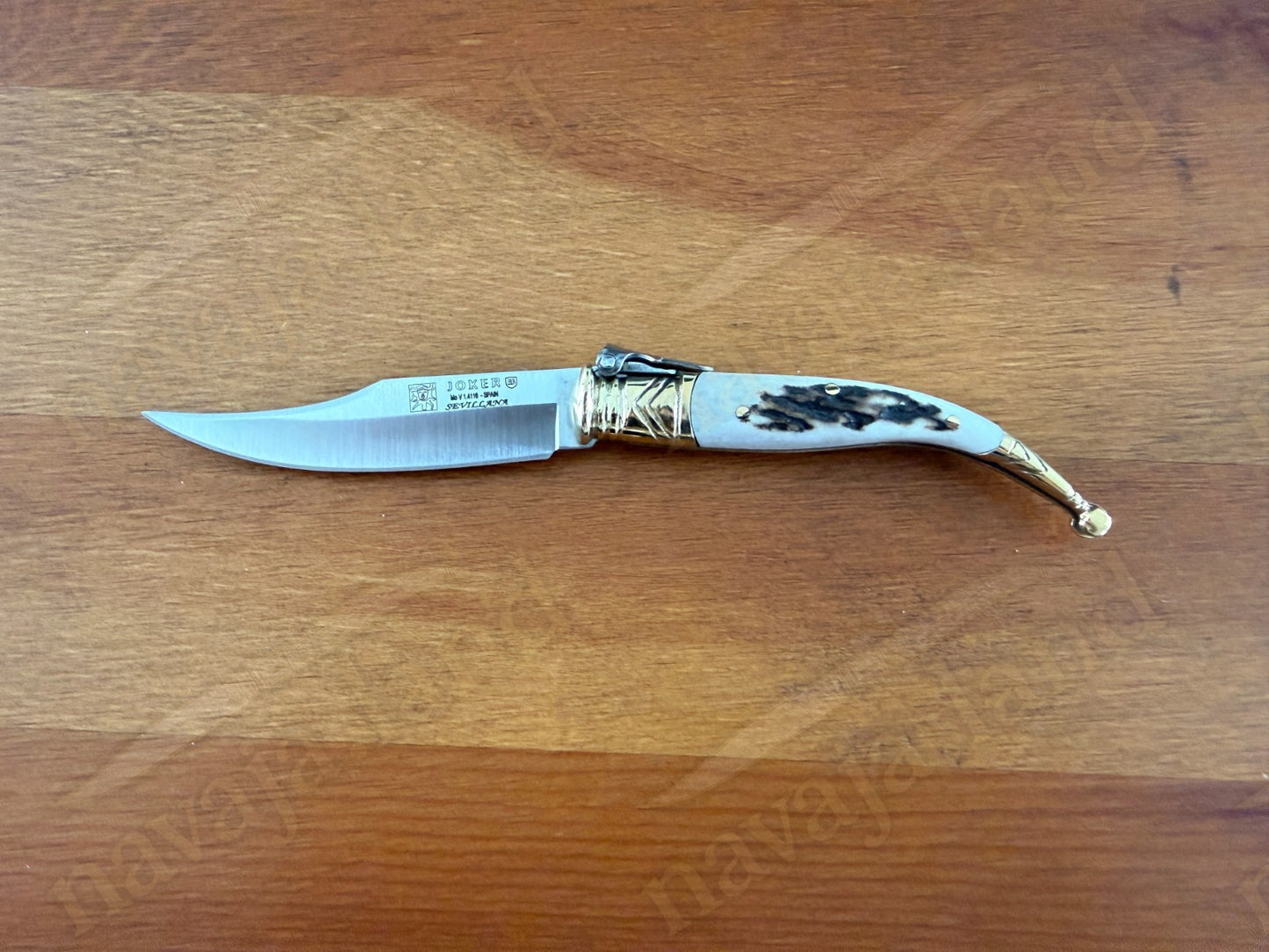 3” Navaja Joker Sevillana Knife Stag Horn Handle High Quality Handmade in Spain