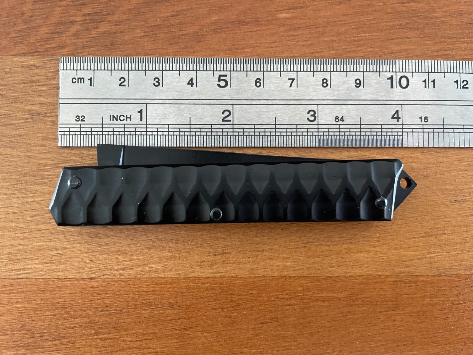 3" Tanto 420 Steel Navaja Folding Pocket Knife Black Steel Handle From Spain