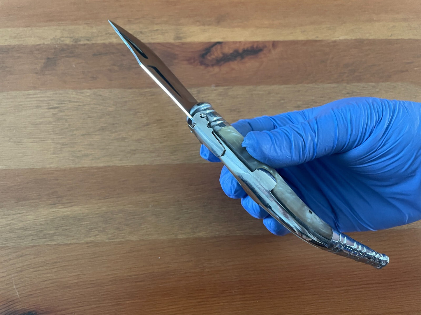 3.75" Navaja Sevillana Bandolera Nacre Imitation Handle from Spain -  US Seller